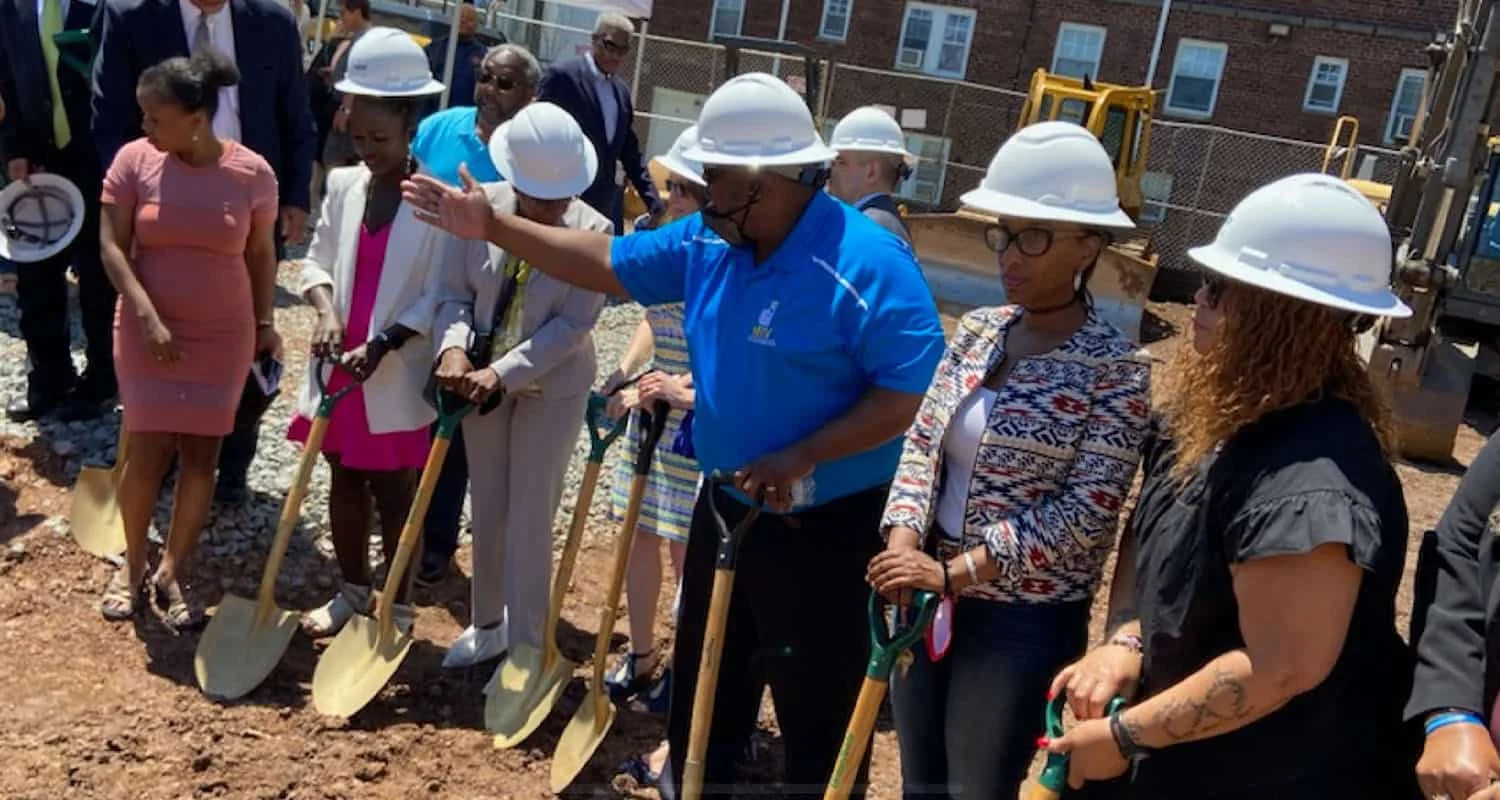 Neighborhood improvement project in Irvington